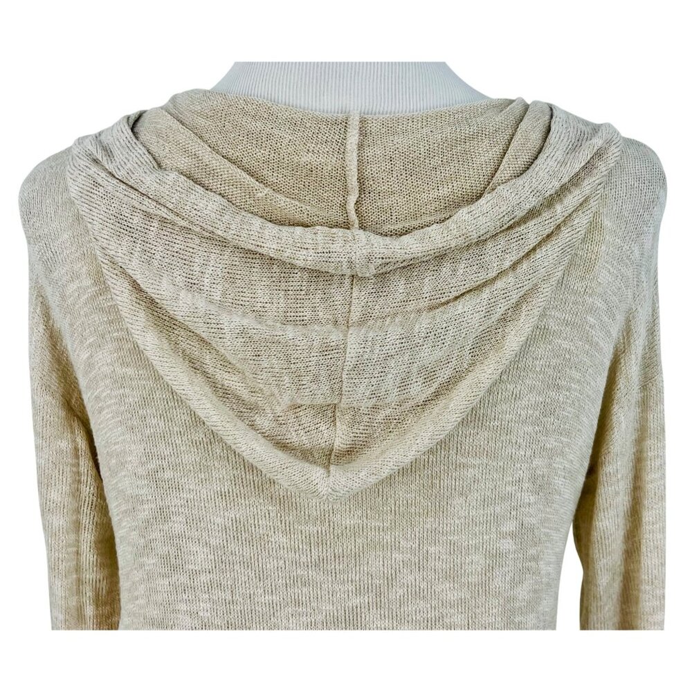 NWT Hooded Ruffle Hem Knit Tunic Top | Coquette Boho Coastal Cowgirl Soft Grunge - Picture 10 of 16